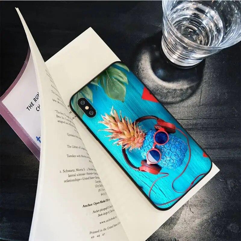 Цветной чехол для телефона с ананасом для iPhone Samsung Galaxy Redmi Xiaomi Oppo OnePlus Note SA 7 8 9 10 11 12 13 14 20 21 22 23 53 54 Pro Max Plus Ultra