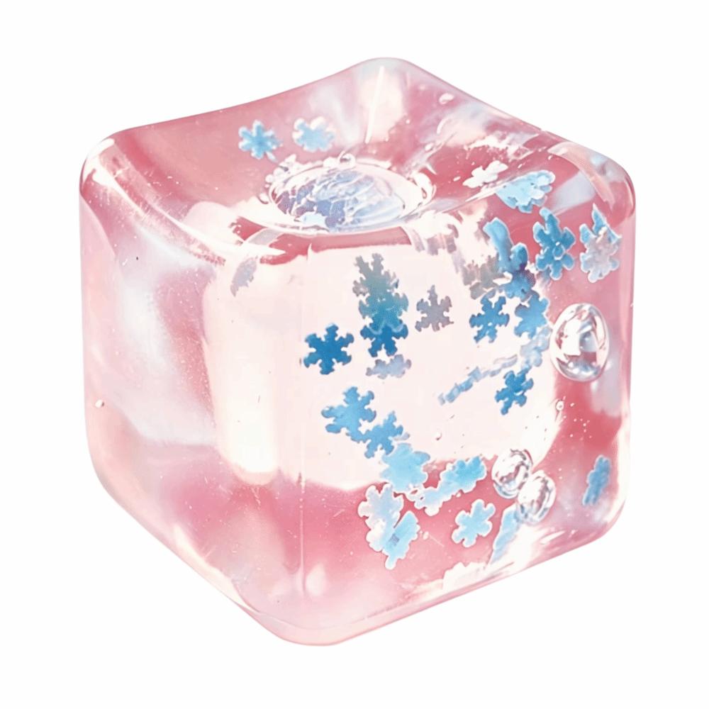 Slow Rise Ice Cube Squishy Toy Slow Rebound Cube Fidget Toy Cube Squeeze Toy Birthday Party Favor