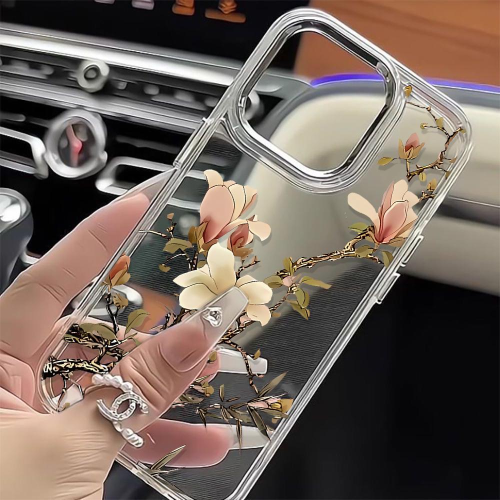 Цветы весны Чехол для телефона Для iPhone 11 Чехол iPhone 15 17E 13 12 14 16 Pro Max 14 Plus 17 Air 16E Мягкий силиконовый Ударопрочный чехол