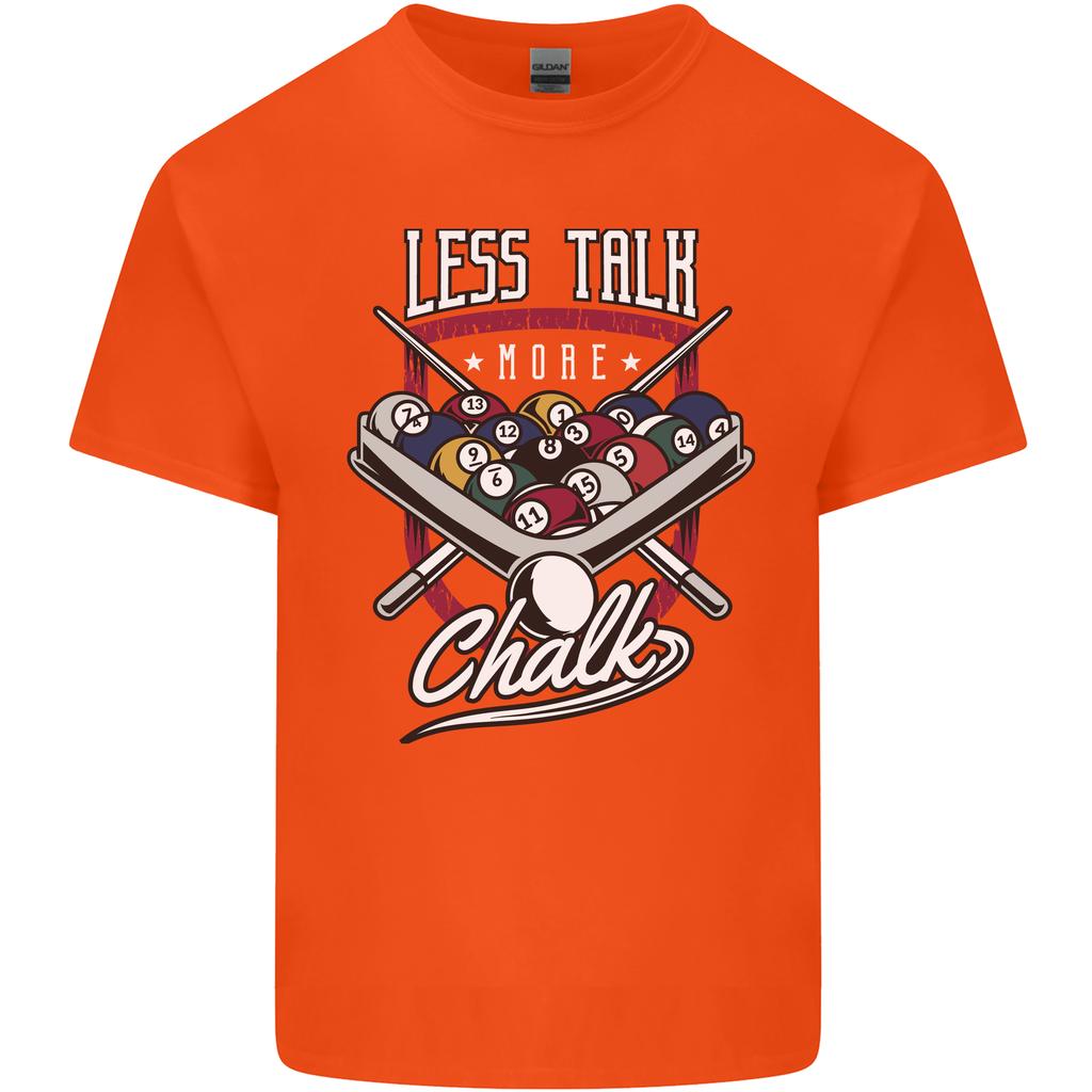 9Ball Pool Less Talk More Chalk Funny Unisexs Light Cotton TShirt