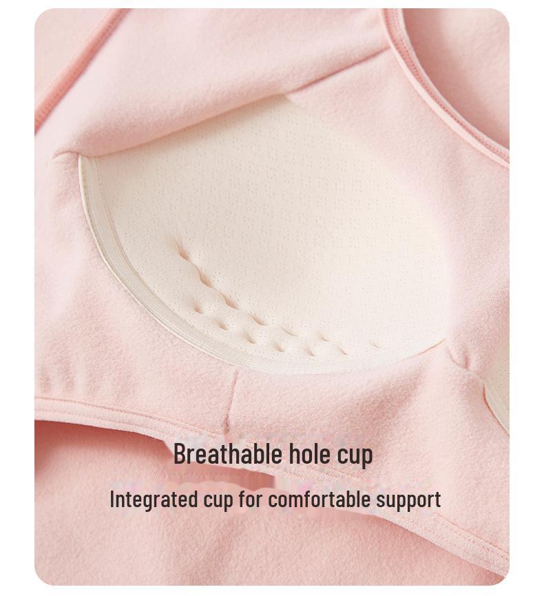 Женский термотоп из немецкого бархата с длинными рукавами и нагрудной накладкой, бесшовный, с круглым вырезом, большой размер