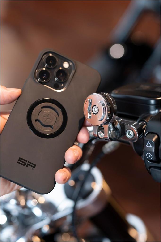 SP CONNECT Держатель для смартфона мотоцикла Daytona 53231 Крепление на сцепление Pro Хромированный 17705