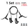 MEROCA M4 4-Pistons MTB Hydraulic Disc Brake 800/1400mm Bicycle Oil Brake with Safety Features and Rotor Parts for Bicycles
