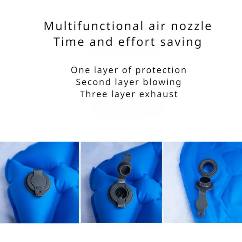 Новый одноногий надувной коврик для палатки, спальный коврик для кемпинга, супер легкий портативный спальный коврик, влагостойкий