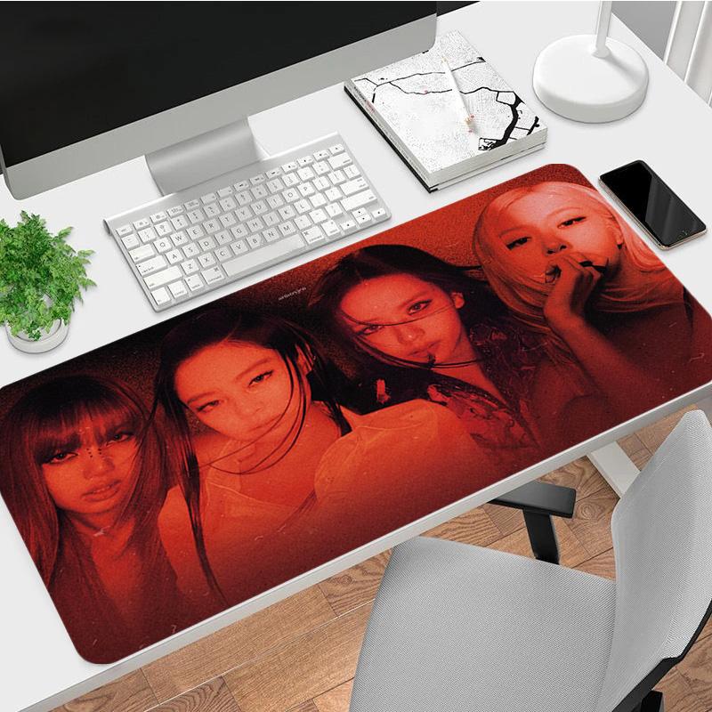 Girl Power Xl Gaming Mouse Pad Nonslip Rubber Base Stitched Edge Waterproof Desk Mat For Pc Laptop Gamer Office Computer Accessories C929104