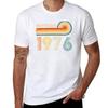 Vintage 1976 T-Shirt tops plus size tops customs design your own summer clothes t shirts for men pack