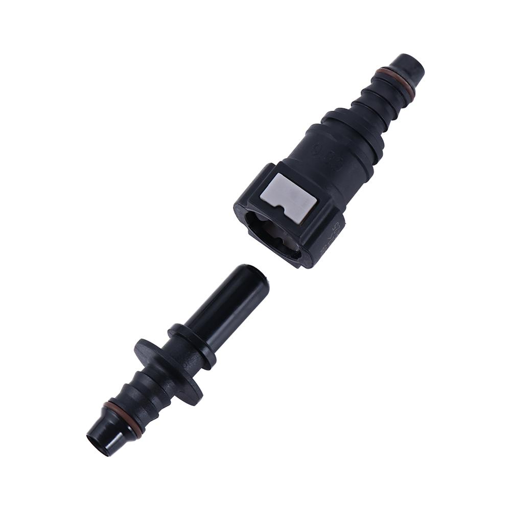 Pipe 7.89-ID6 9.89-ID8 Auto Fuel Line Hose Coupler Car Fuel Line Connector Straight Connector Quick Release Female Connector Fuel System Fittings7