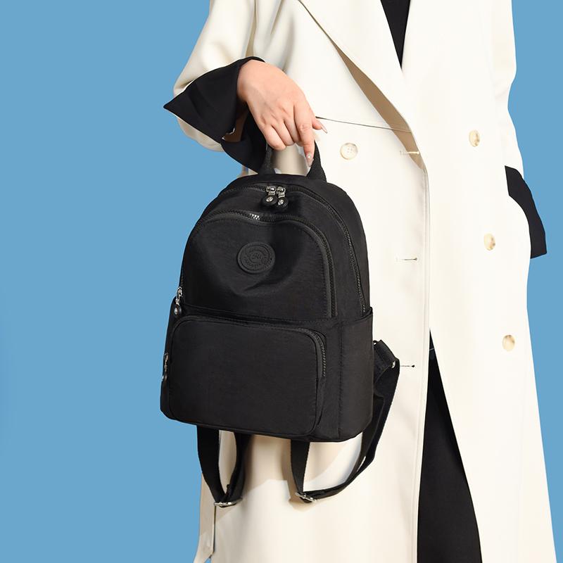 Nylon Women's Backpack Student Schoolbag Mother Travel Bag