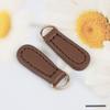 5pcs Genuine Leather Zipper Zip Puller Head for Backpack Zipper Buckle Pendant Pull Tab DIY Sewing Clothing Bag Accessories