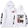Demon Slayer Inosuke Hashibira Hoodies Anime Kimetsu No Yaiba Hooded Cute Kawaii Oversized Hoody Tops Men Women Sweatshirts