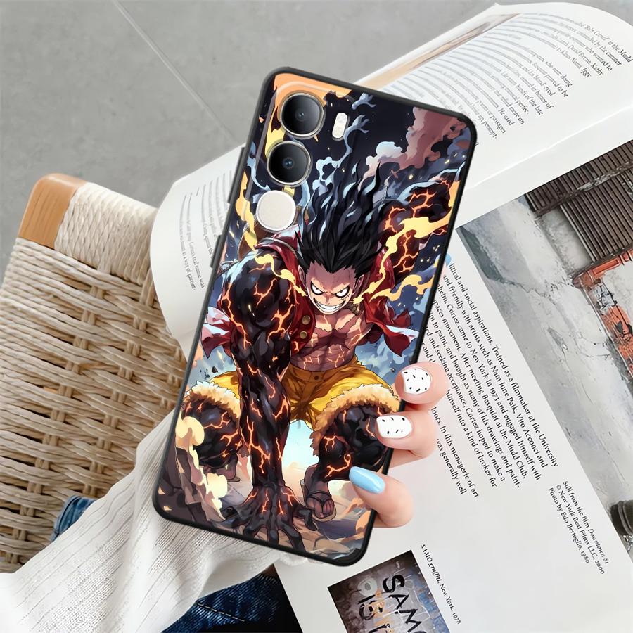 Чехол для телефона для Vivo V21E V23 V29 Y51S Y78 Y50 Y95 Y75 Y81 V27 Y53S Y52S Y93 V25 V30 Y71 Y91 One Piece Луффи