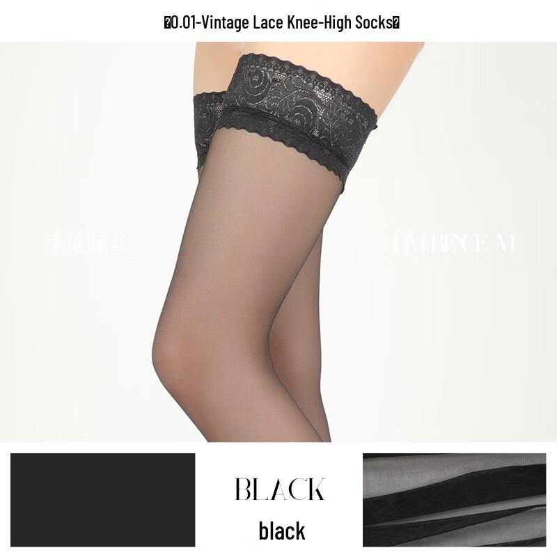Laimi Runsi 0.01 Ультратонкие Сексуальные Ретро Форменные Чулки Выше Колена