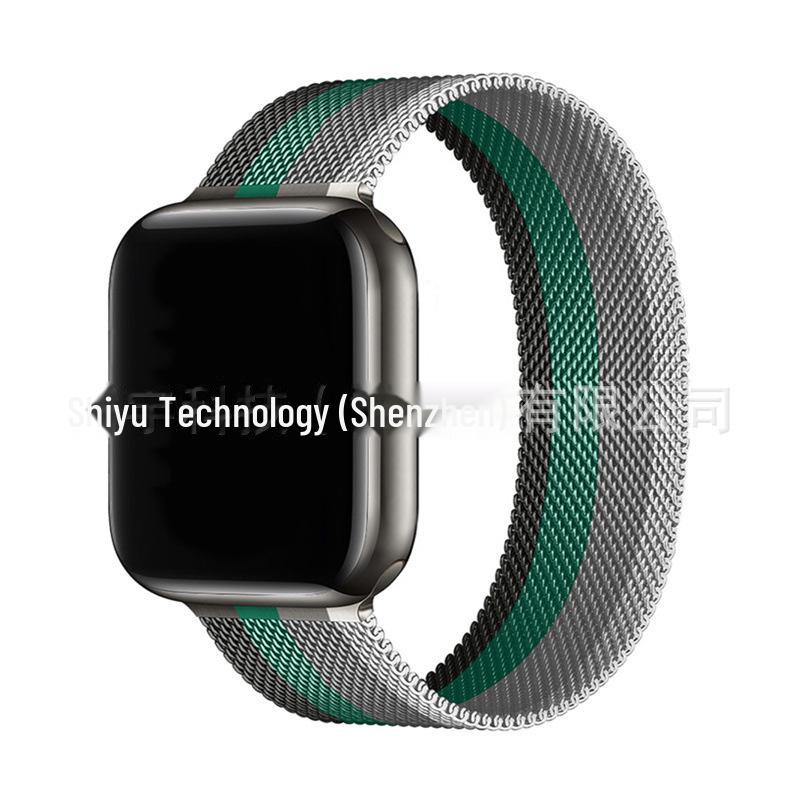 Совместимый металлический ремешок-петля для Apple Watch Series 5-9, SE