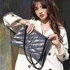 2023 Spring/Summer Pleated Cowhide Hourglass Bag: Diamond Chain, B-Buckle, Shoulder/Crossbody Design for Women