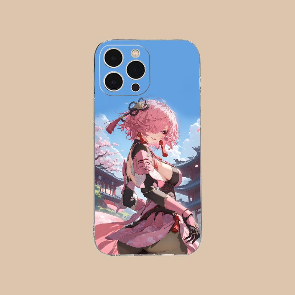 Чехол для мобильного телефона Wuthering Waves Taoqi для iPhone 17 16 15 14 13 12 11 X XR XS Air Pro Max Plus Mini Прозрачный Цветной Чехол