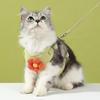 Pet Outing Small Daisy Вышитый Тяговый Веревочный Кружева Жилет Собаки Кошки Нагрудный Ремень Товары Для Маленьких Собак