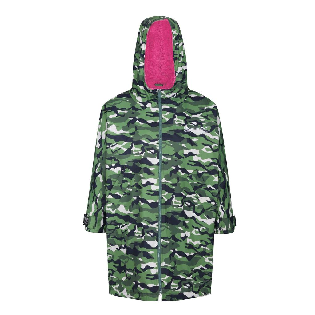 Regatta Childrens/Kids Camouflage Waterproof Changing Robe