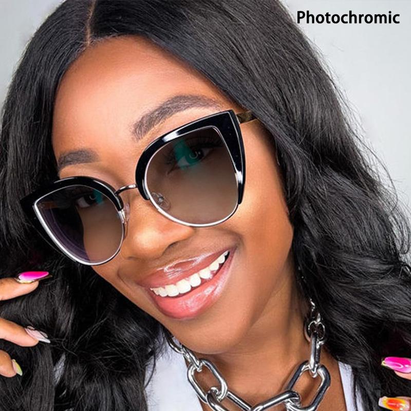 Женские очки «кошачий глаз» Оправы класса люкс Оптические очки очень большого размера Модные рецептурные очки Защита от синего света компьютера