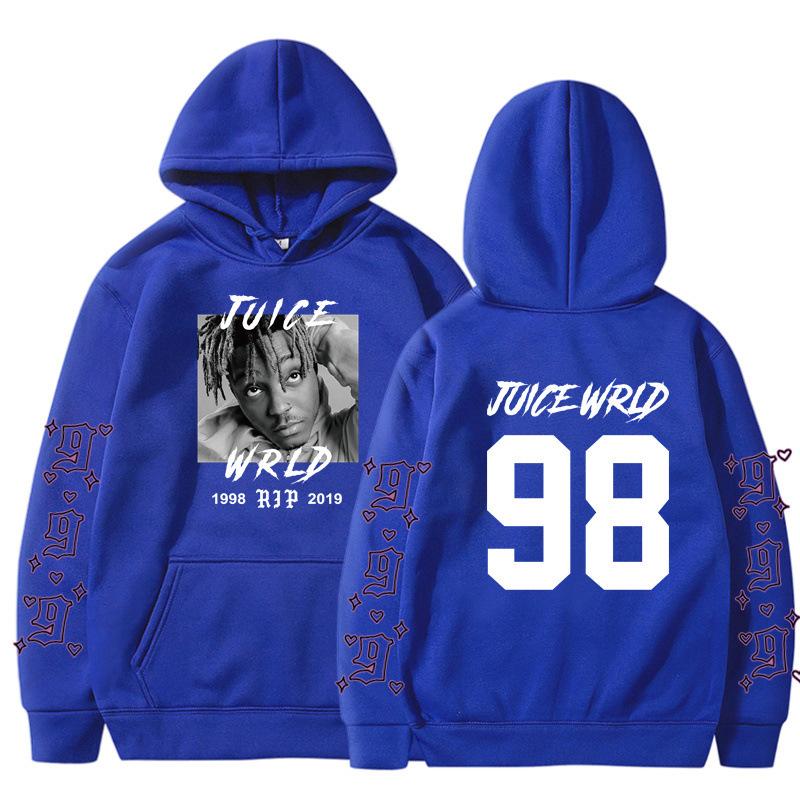 New rapper juice wrld same sweater loose men's and women's hooded sweater
