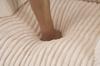Bean Bag Chair for Adults, Fluffy Corduroy Lounge Chair, Vacuum-Packed and Assembly-Free, for Living Room, Bedroom, Balcony(Beige)
