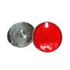 2 Pieces Reflective Warning Reflectors Red Fittings Replacement Part Round Accessories