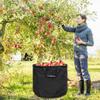 Reinforced Garden Leaf Compost Bag Flatable Waterproof Canvas Storage Bag  Veg Harvesting