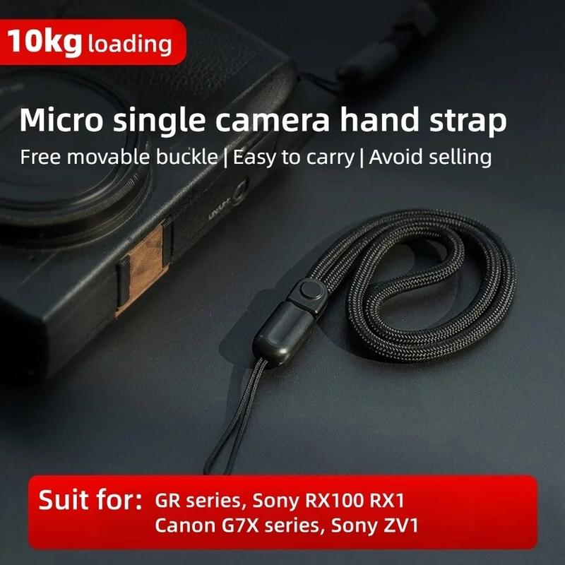 Universal Camera Wrist Strap Hand Lanyard Shockproof Rope for Ricoh GR3 GR4 GR3X Sony RX100 VII ZV-1 ZV-E10 Canon G7X Fuji XT5