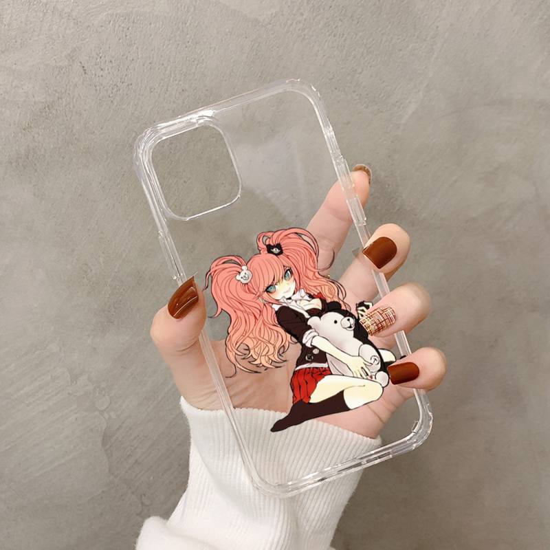 Чехол для телефона Danganronpa Junko Enoshima Monokuma для iphone 13 11 12 pro XS MAX 8 7 6 6S Plus X 5S SE 2020 XR