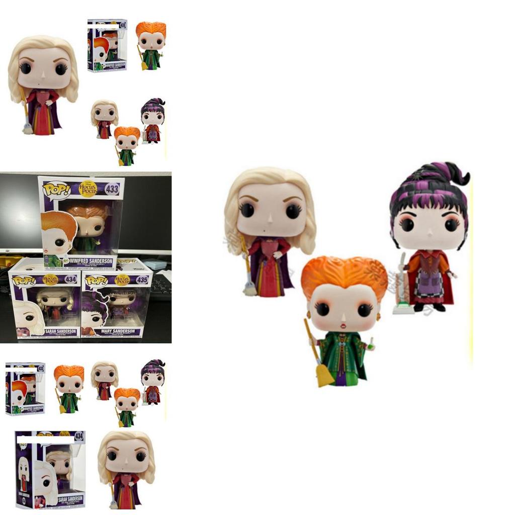 Funko Pop! Дисней Фокус-покус Сестры Сандерсон Виниловые фигурки Коллекционный набор из 3 штук