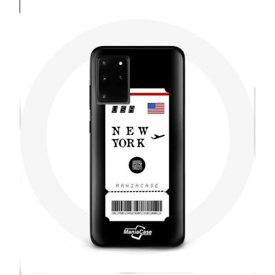 Coque Pour Samsung Galaxy S11 Plus Billet D'avion New York