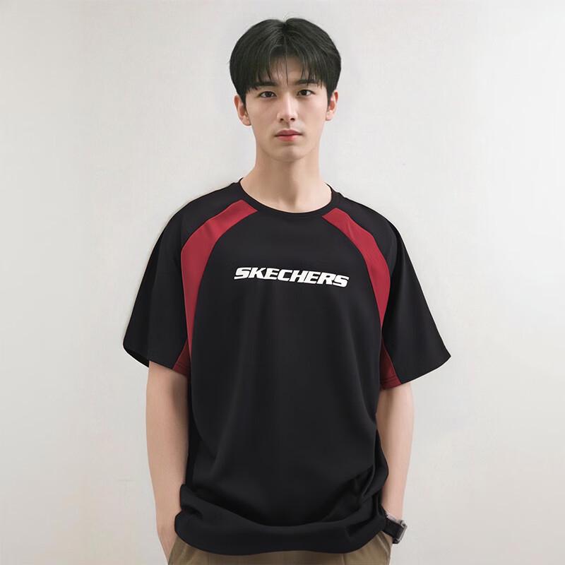 Skechers Men's Short Sleeve Round Neck T-Shirt
