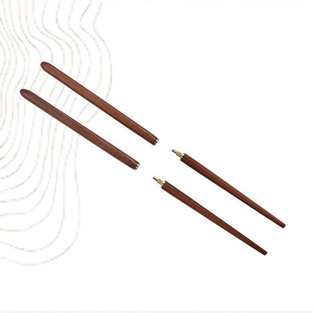 Folding Chopsticks Outdoor Camping Picnic Travel Portable Tableware A Pair of Chopsticks with Storage Bag
