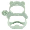 I&B Chewing Gum Adhesive Wrist Teether + Carrying Case, Teether + Case, Bear Sweet Sage, 1 Piece, Korean Baby Products