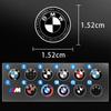 New 2025 For BMW M X3 X5 X6  Car Steering Wheel Badge Stickers Car Door Handle Label Decal For BMW 50th M E46 E39 E90 E60 F