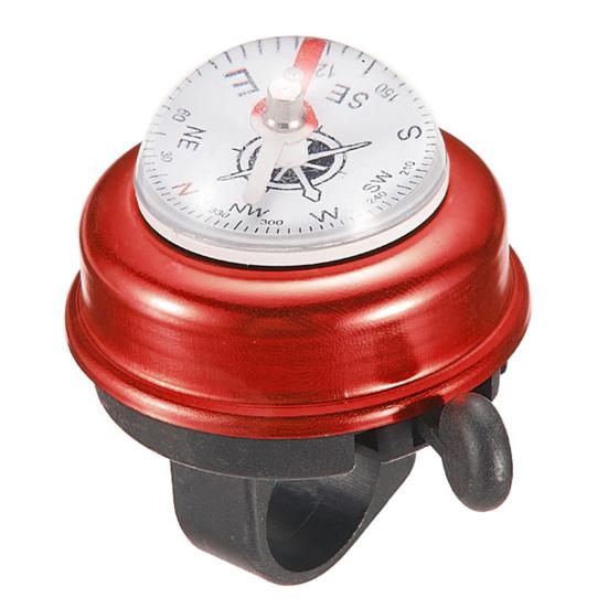 Aluminum Alloy Compass Bike Bell Handlebar Mounted Clear Crisp Loud Sound Universal MTB