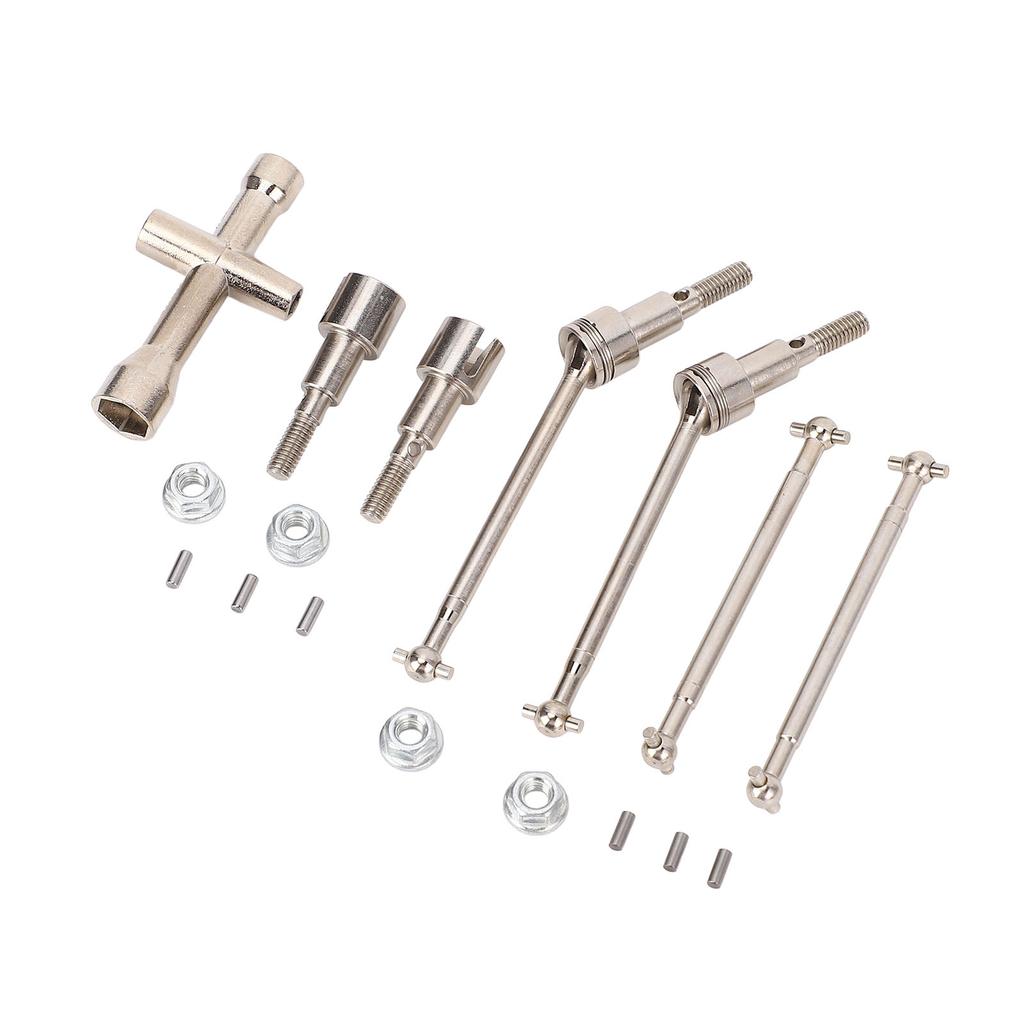 Комплект переднего и заднего приводного моста Металлический приводной вал Замена для 16101PRO 16102 16103 16201 Бесколлекторный