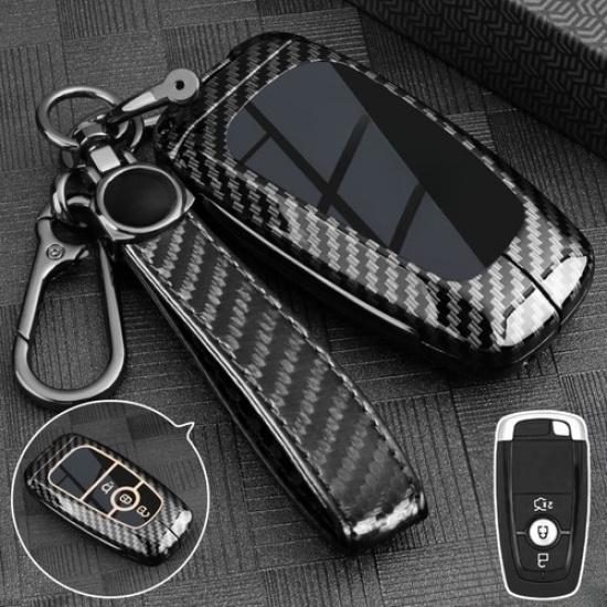 Zinc Alloy Car Smart Key Fob Case Cover Holder Bag For Lincoln MKC MKZ Navigator