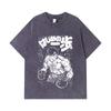 275 GSM Washed T-shirts 100% Cotton Hajime no Ippo V6 Mamoru Print Unisex Heavy Cotton T Shirt