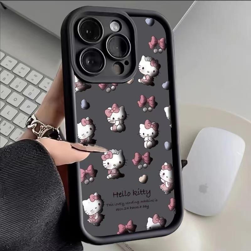Hello Kitty compatible Apple iPhone 16, iPhone 17, 15 Pro Max, cute 14 Pro, new 13 Pro soft case