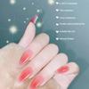 Около 27,5*11 см накладные ногти размазанные доспехи дизайн ногтей готовые накладные ногти розовый акриловый материал 14 стилей фишек для ногтей