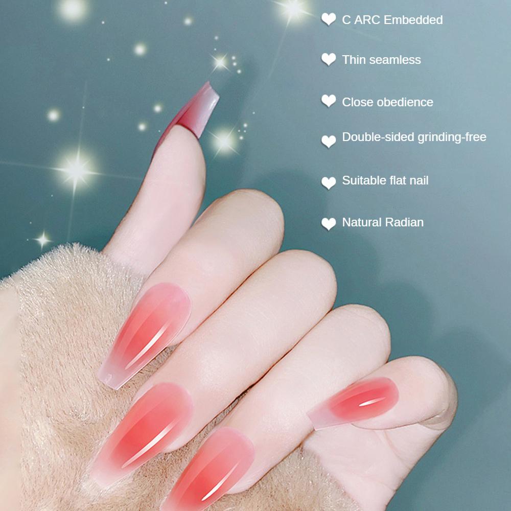 Около 27,5*11 см накладные ногти размазанные доспехи дизайн ногтей готовые накладные ногти розовый акриловый материал 14 стилей фишек для ногтей