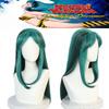 Lum Lamu Long Green Cartoon Cosplay Wig For Any Face Shape