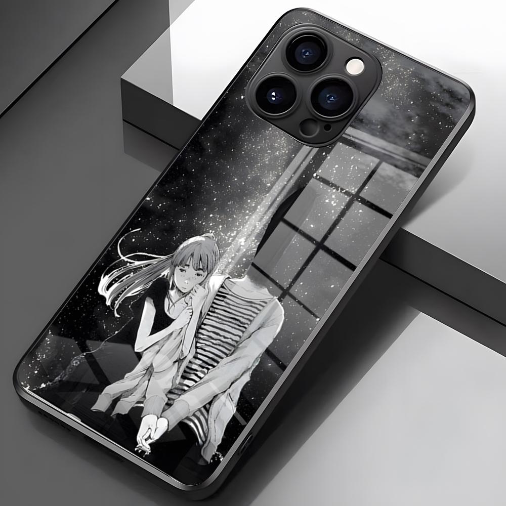 Чехол для телефона 'Хорошей ночи, Пунпун' Крутой аниме-чехол для iPhone 17 Pro Max 16 15 14 Pro Max 13 11 X Xs Xr 8 7Plus Стеклянная крышка
