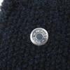 Pristine HERMES gloves Serie Metal Knit Navy cashmere Women S Used