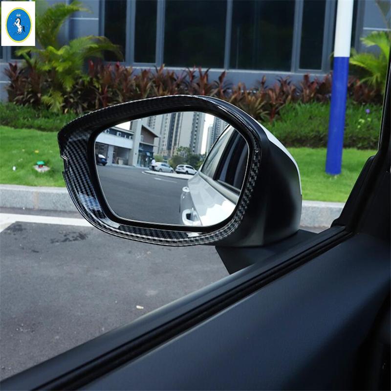 ABS Передние Задние Противотуманные Фары Зеркало Заднего Вида Козырек от Дождя Накладка Для Honda Civic 11-го Поколения 2024 Аксессуары из Углеродного Волокна