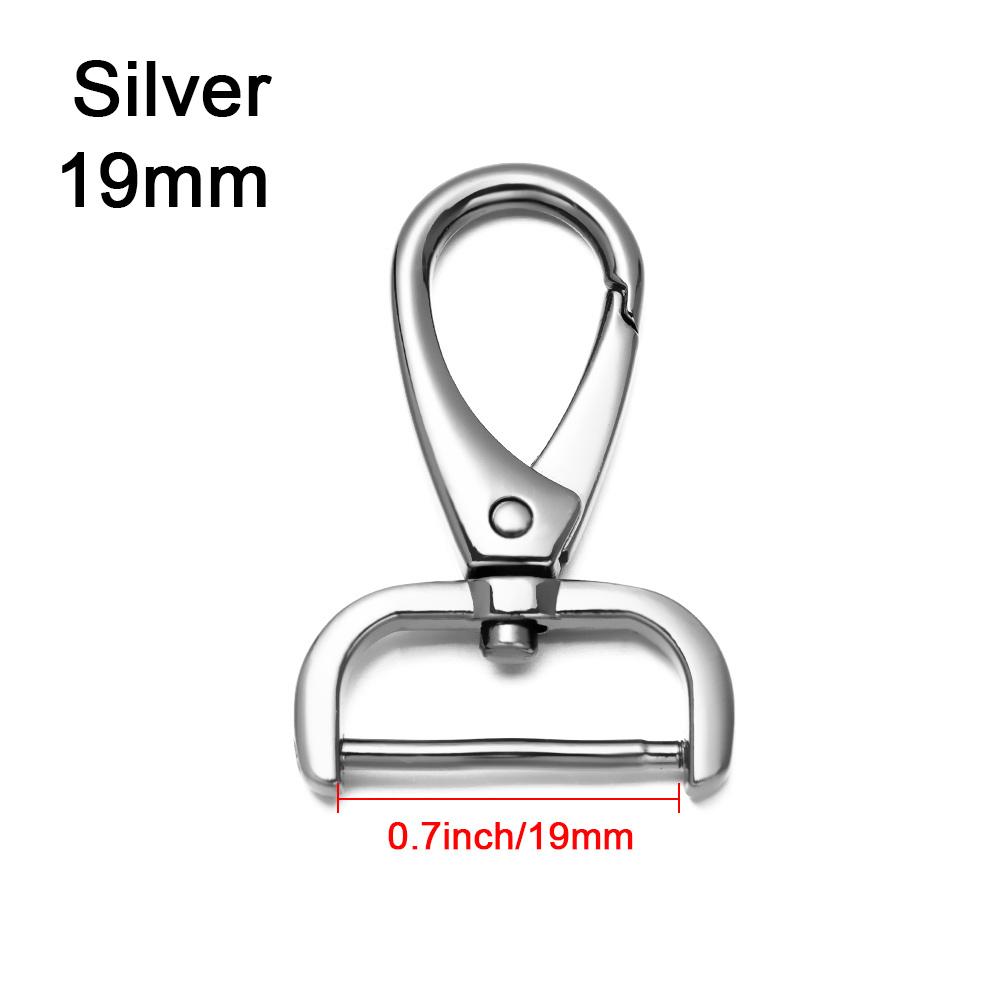 Keychain Webbing Buckle Leather Strap Buckles Trigger Clips Detachable Snap Hook Pet Leash Hooks