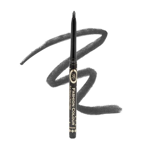 FASHION COLOUR Intense Revolving Kajal | Высокоэффективный интенсивный цвет за 1 движение | Стойкость 12 часов | Матовый и металлический финиш | (серый)