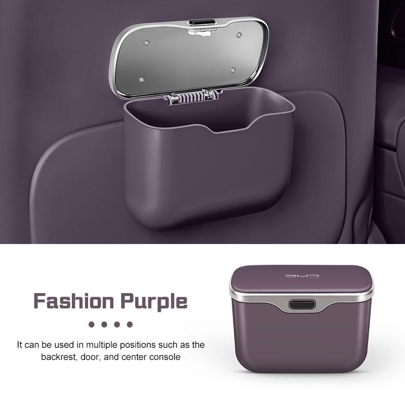 HECRD1 Car Trash Can For BYD sealion 6 7 SEAL U Dolphin ATTO 2 3 4 Seagull shark 6 Song Plus Tang DMI Car Door Storage Box Garbage Bin