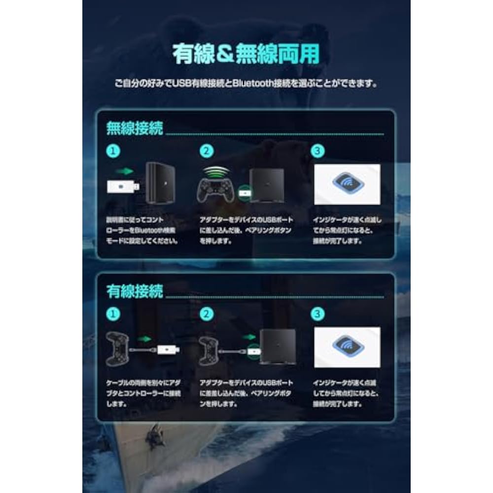ПК/P4/Steam/Switch2/Switch Адаптер Bluetooth/Проводное Соединение Конвертер Преобразования Геймпад ...