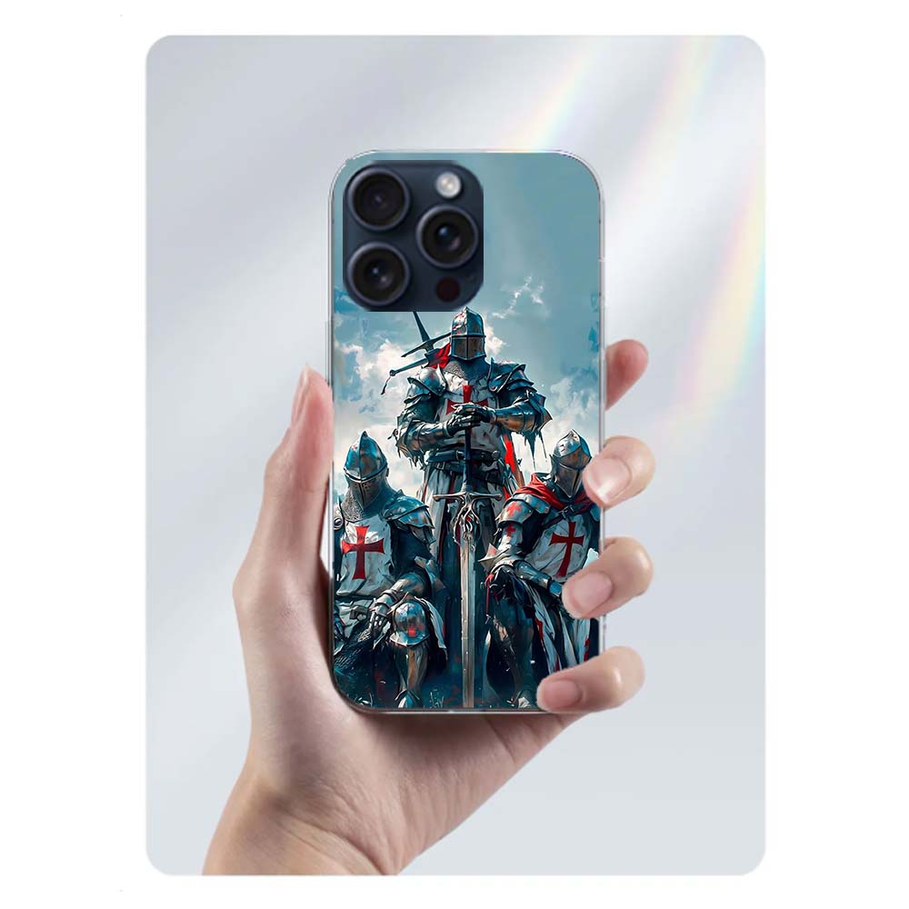 The Bright Red Crusade Clear Phone Case For Iphone 17 Air 16 Pro Max 15 Pro 14 Plus 17E 16E 11 13 12 Mini Cover Cases Fundas Cel